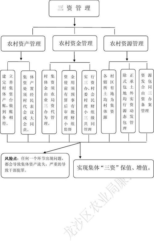 農村集體資產管理流程圖